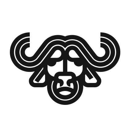牛logo设计 黑色 地产