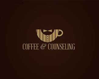 咖啡厅logo设计，字体logo设计，制服logo设计