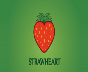 诱人的草莓logo