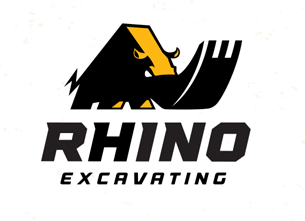logo设计-霸气的犀牛铲车