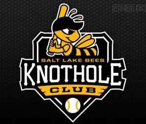 logo设计-蜜蜂棒球手