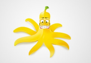 logo设计-变成八爪鱼的香蕉！