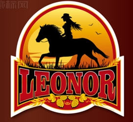 logo设计-美女与马