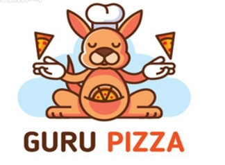logo设计-会做披萨的小袋鼠