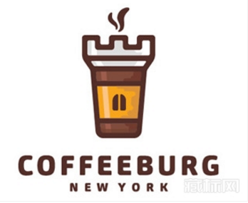 咖啡城堡logo设计