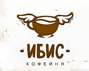logo设计-会飞的咖啡杯