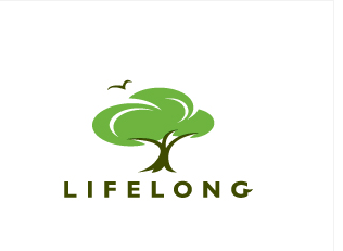 象征生命的绿树logo