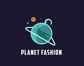 logo设计-衣架与地球