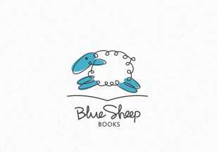 logo设计-蓝色的小绵羊