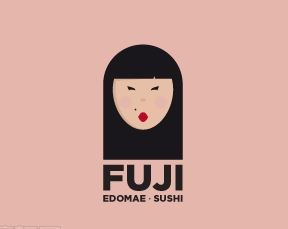 logo设计-日式餐厅的女郎设计