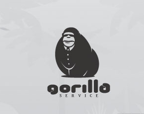 logo设计-全能的黑猩猩经纪人