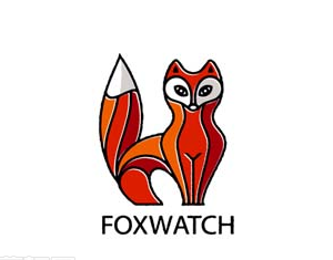 奇特的红狐狸形象logo设计