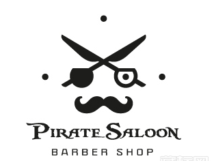 另类海盗剪刀logo