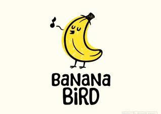 logo设计-香蕉在唱歌~