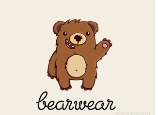 logo设计-可爱的小熊跟你招手