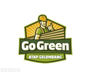 绿色建材公司的商标logo