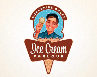 logo设计-卖冰淇淋的人