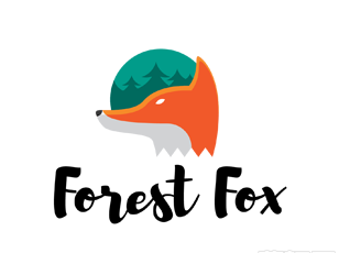 森林狐狸logo设计