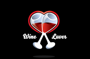 爱意融融的红酒畅饮logo图