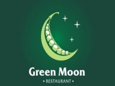 闪亮的豌豆月亮logo设计