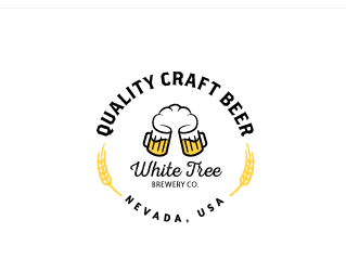 简约创意的啤酒logo设计