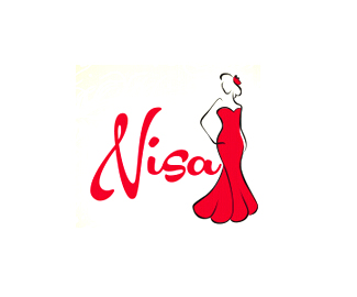 唯美的女性服饰品牌店标logo