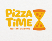 披萨行业logo设计说明：太累了？来享受你的披萨时光！