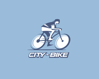 自行车元素logo设计