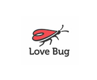 昆虫元素标志logo设计