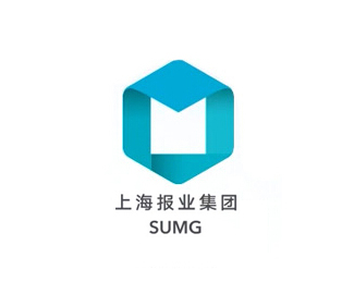 上海报业集团标识logo设计