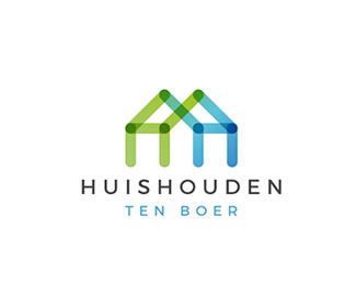 房子元素标志logo设计