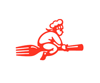厨师元素logo设计