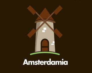 Amsterdamia磨坊logo设计