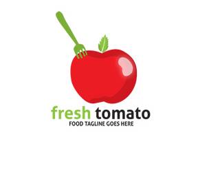 新鲜番茄logo设计