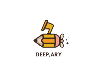 Deep Ary铅笔元素logo设计欣赏