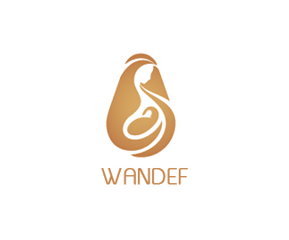 Wandef母婴用品店logo设计欣赏