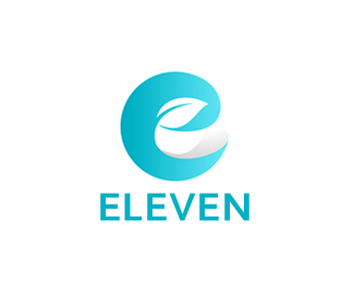 Eleven绿色能源logo设计欣赏