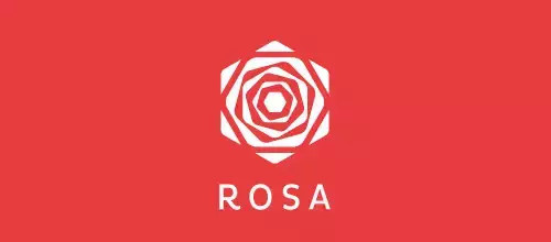 40款玫瑰花主题logo设计标志欣赏