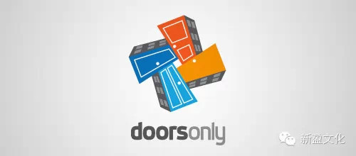 以“门”为元素的创意logo设计