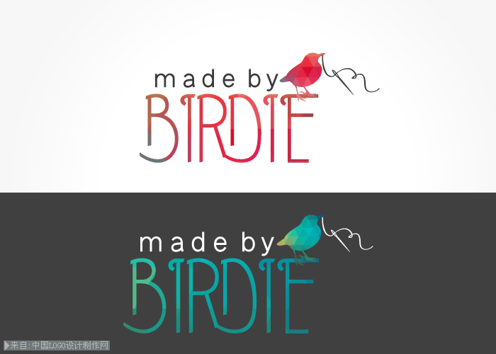 手工制品的小鸟logo设计