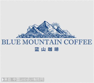蓝山咖啡logo设计欣赏