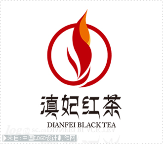 滇妃红茶商标设计