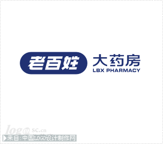 老百姓大药房logo设计欣赏