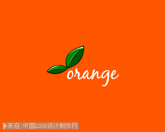 橙汁饮料店logo设计欣赏