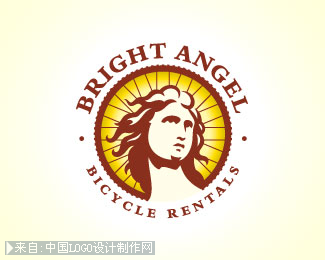 光明天使自行车出租logo设计欣赏