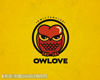 Owlove标志设计欣赏