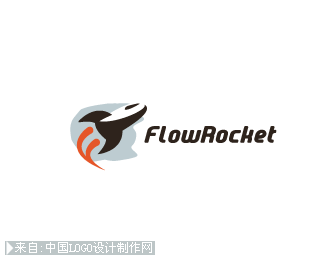 Flow Rocket 4标志设计欣赏