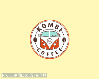 KOMBI咖啡logo设计欣赏