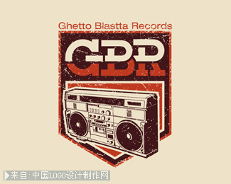 Ghetto Blastta Records商标设计欣赏