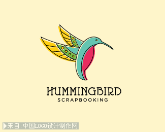 hummingbird scrapbooking商标设计欣赏